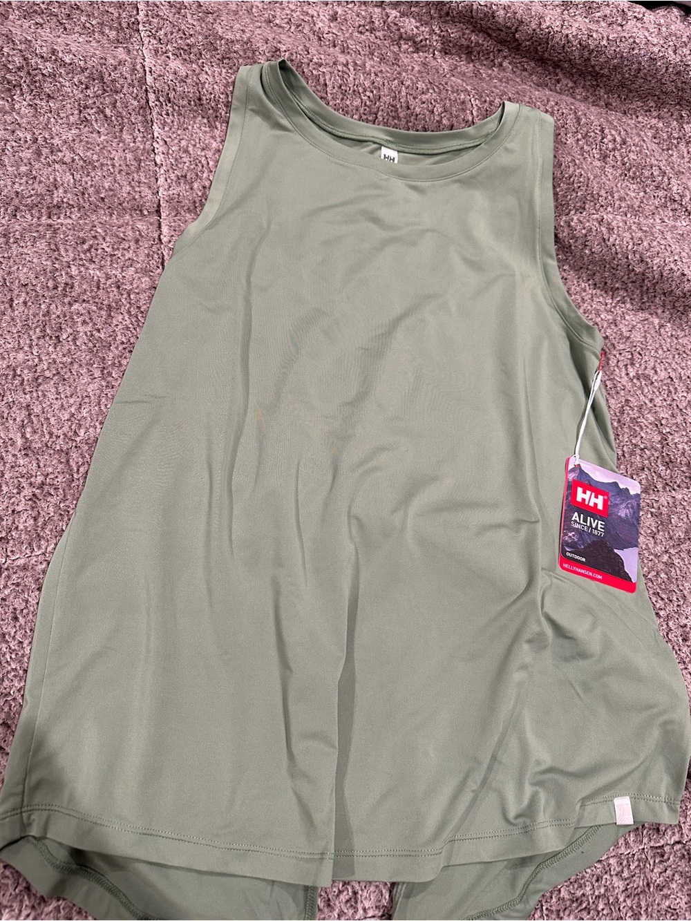 NWT Helly Hansen Women’s Olive Green Tank Top